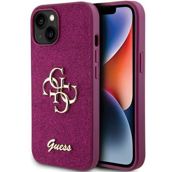 GUESS HC FIXED GLITTER BIG 4G PURPLE iPhone 15 / 14 / 13