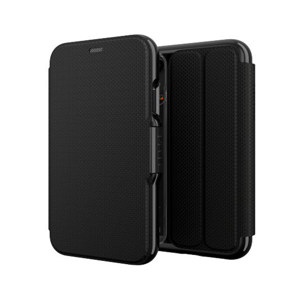 Gear4 D3O Oxford BookCase for iPhone Xr Black