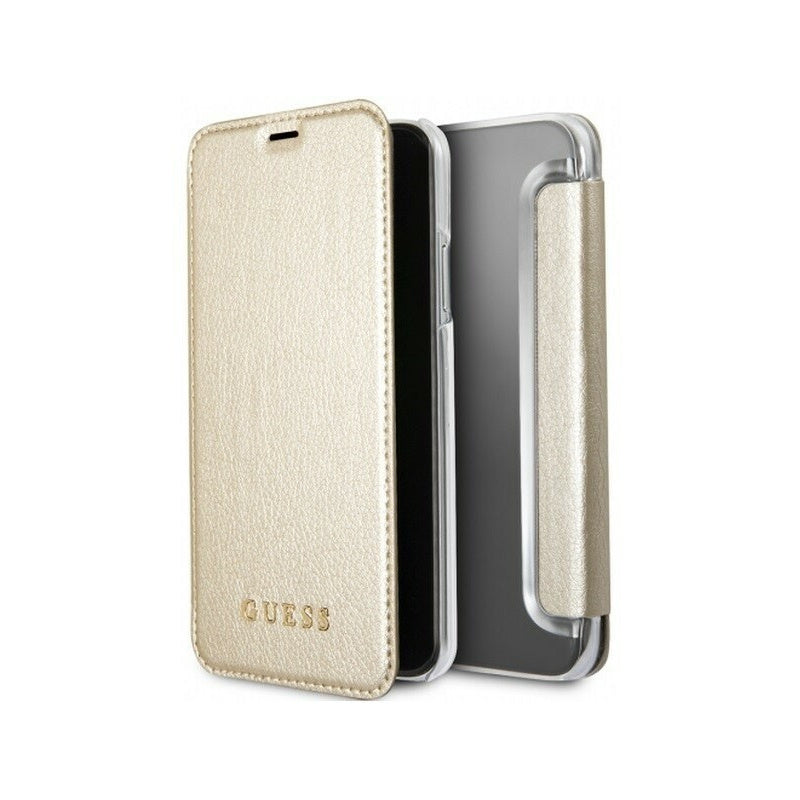 GUESS IPHONE X/XS GOLD BOOK IRIDESCENT