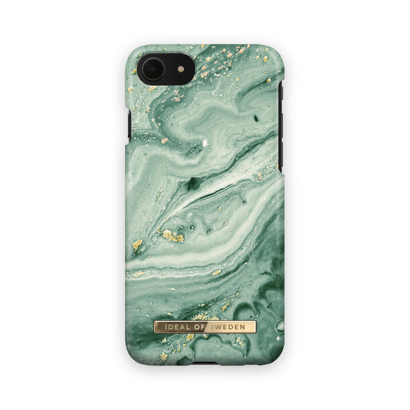 IDEAL OF SWEDEN Mint Swirl Marble Case for iPhone SE/ 8/ 7/ 6/ 6S