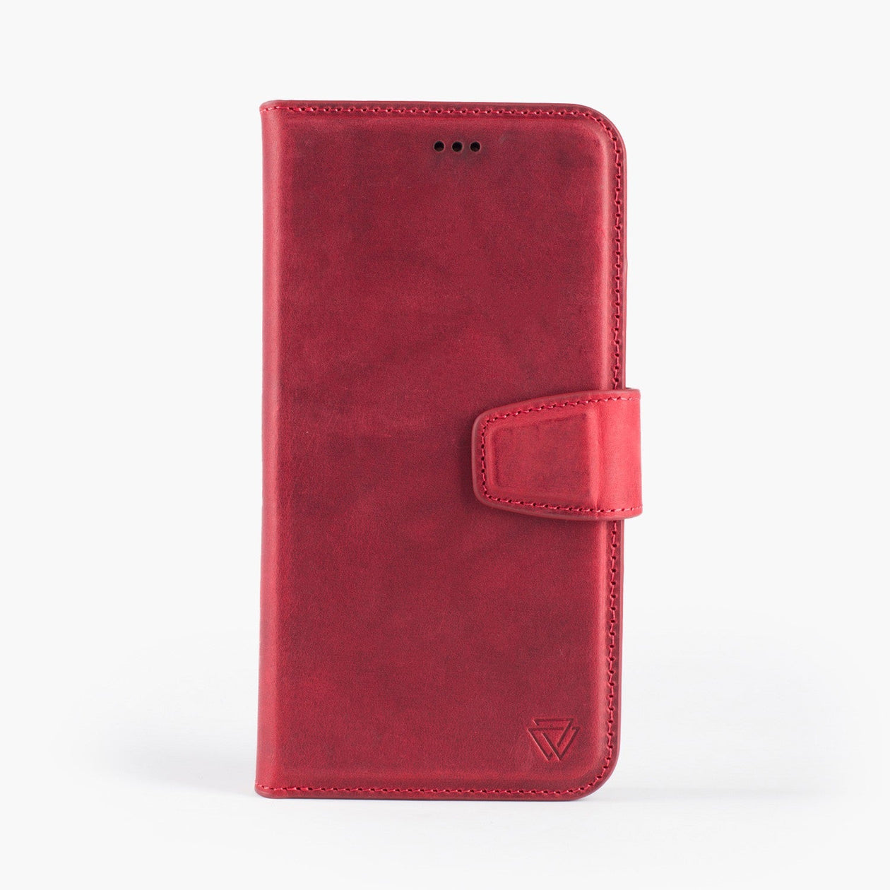 Wachikopa Leather Magic Book Case 2 in 1 for iPhone 16 Pro Red