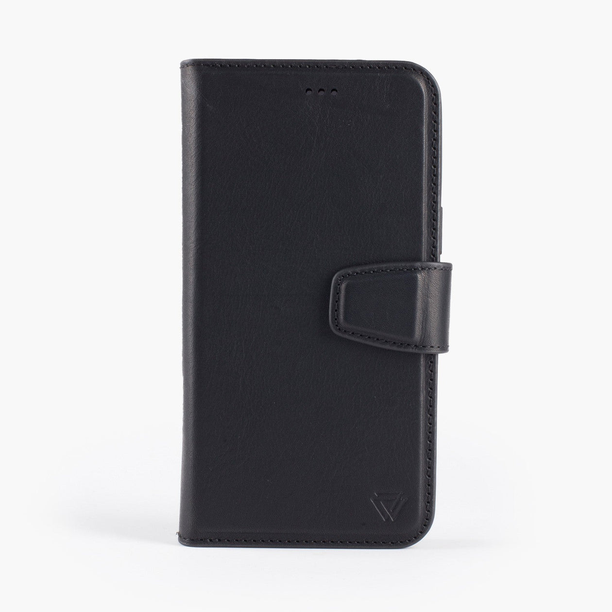 Wachikopa Leather Magic Book Case 2 in 1 for iPhone 16 Pro Black