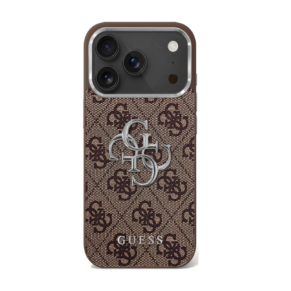 GUESS GUHCP17SP4G4SMCW HardCase 4G PU W/ Big 4G Classic Logo SL Brown iPhone 17