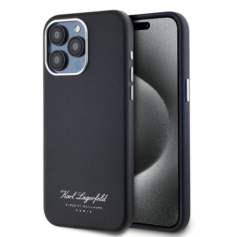 KARL Hardcase FW PU HOTEL RSG Black iPhone 15 Pro