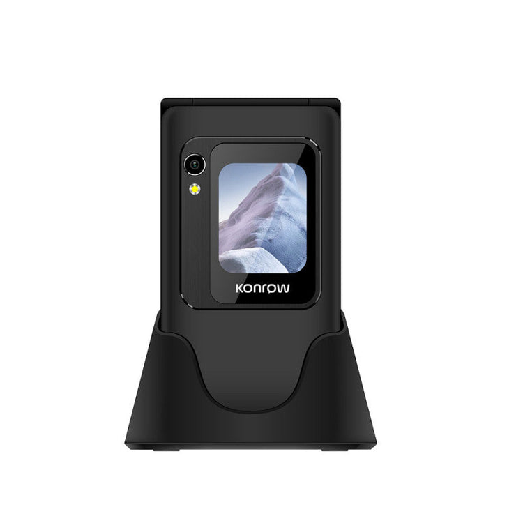 Konrow Senior Flip Phone (Flip phone, 4G, large screen) 