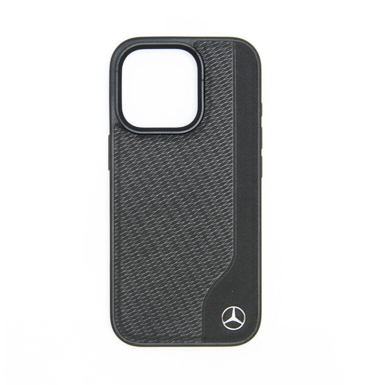 Mercedes-Benz iPhone 16 Pro Max Back cover case - Magsafe wood imitation - Black