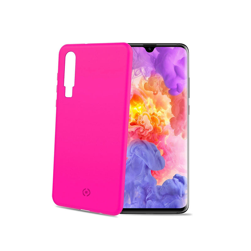 Celly Schock -Back -Hülle -Abdeckung Huawei P30 Pink