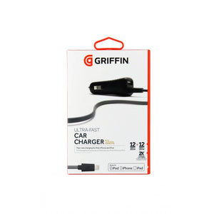 Griffin Power Jolt 12Wx2  2-in-1 Car Charger 