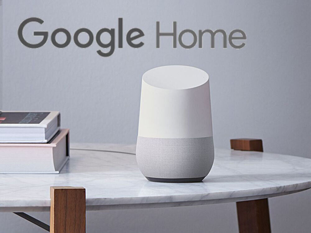 Google Home handsfree slimme luidspreker, wit