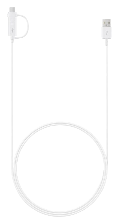 Cables for Samsung EP-DG930DW microUSB+USB-C white Blister 